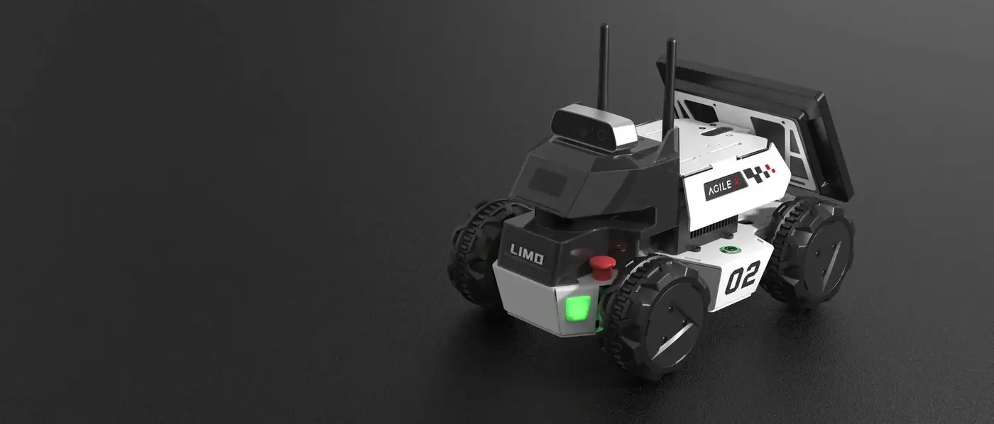 LIMO PRO - Kompaktowa platforma badawcza R&D z ROS 2, 4 trybami jazdy i pełnym zestawem sensorów
